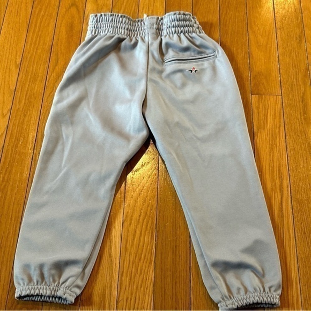 Alleson Athletic Youth Boys Small Knicker Length Baseball Pants Gray RN#80185